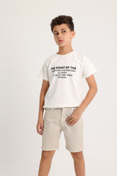 Classic  Boy Beige  Short